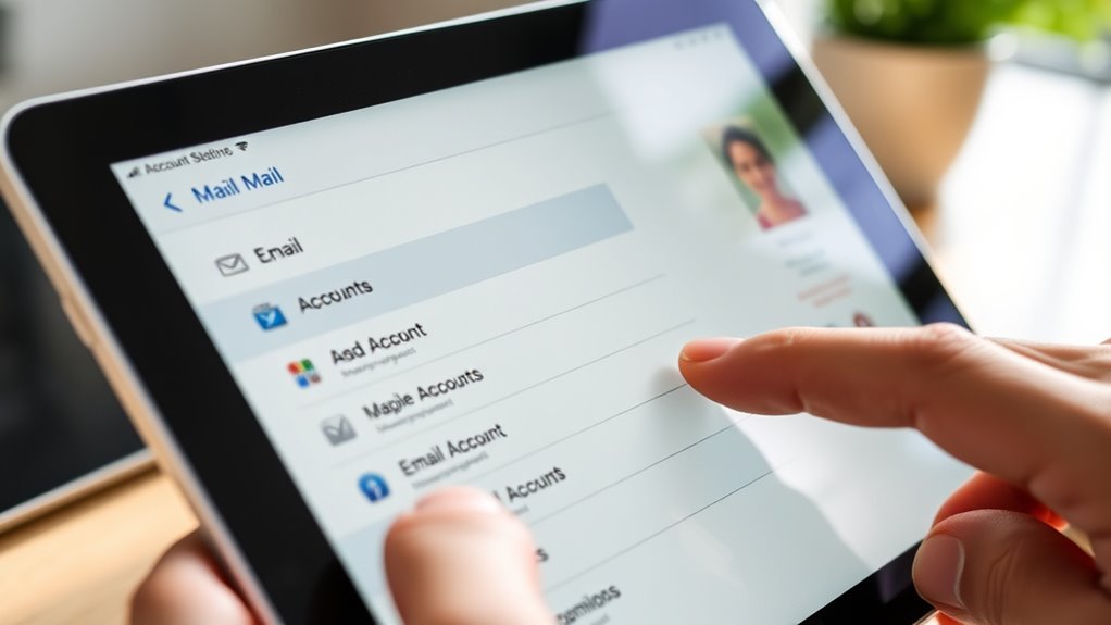dodaj wiele kont e-mail