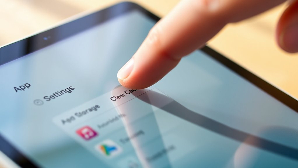 czyszczenie pamięci podręcznej na iPadzie