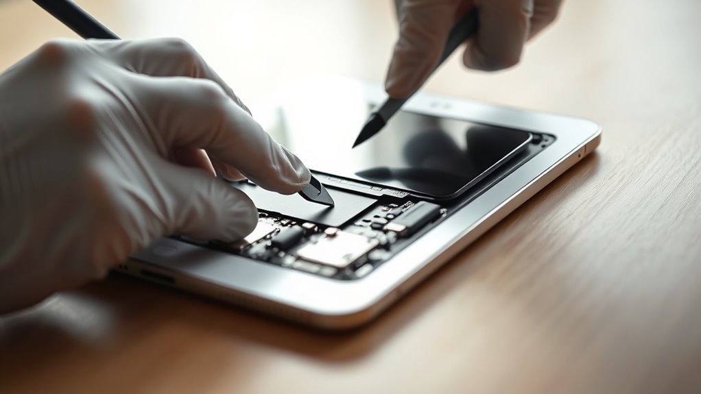 wymiana ekranu i digitizera iPada