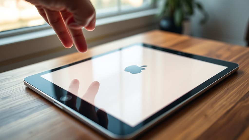 iPad utknął na logo Apple