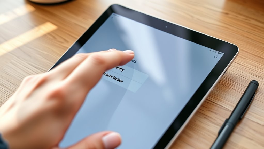 przyspiesz animacje w ipados