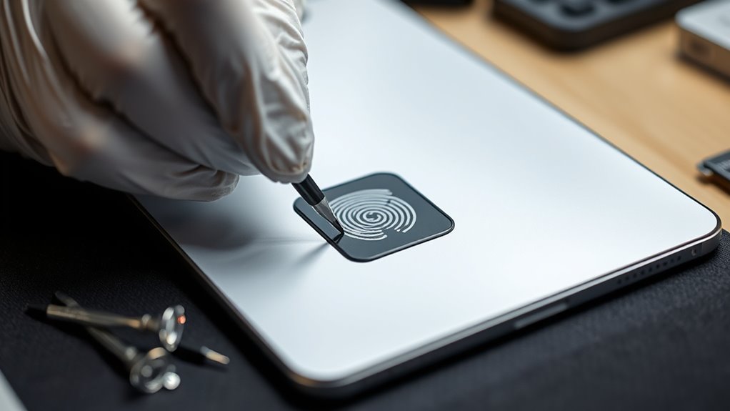 ryzyka naprawy Touch ID