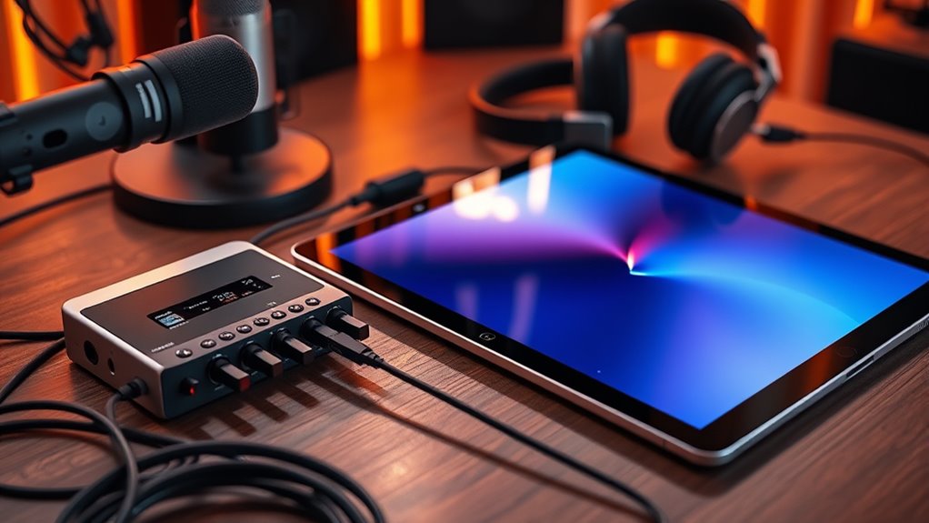 interfejsy audio USB-C do iPada
