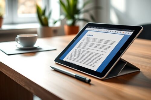 pisanie w Word na iPadzie