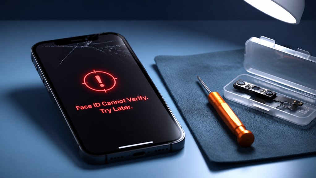 błędy Face ID po wymianie ekranu