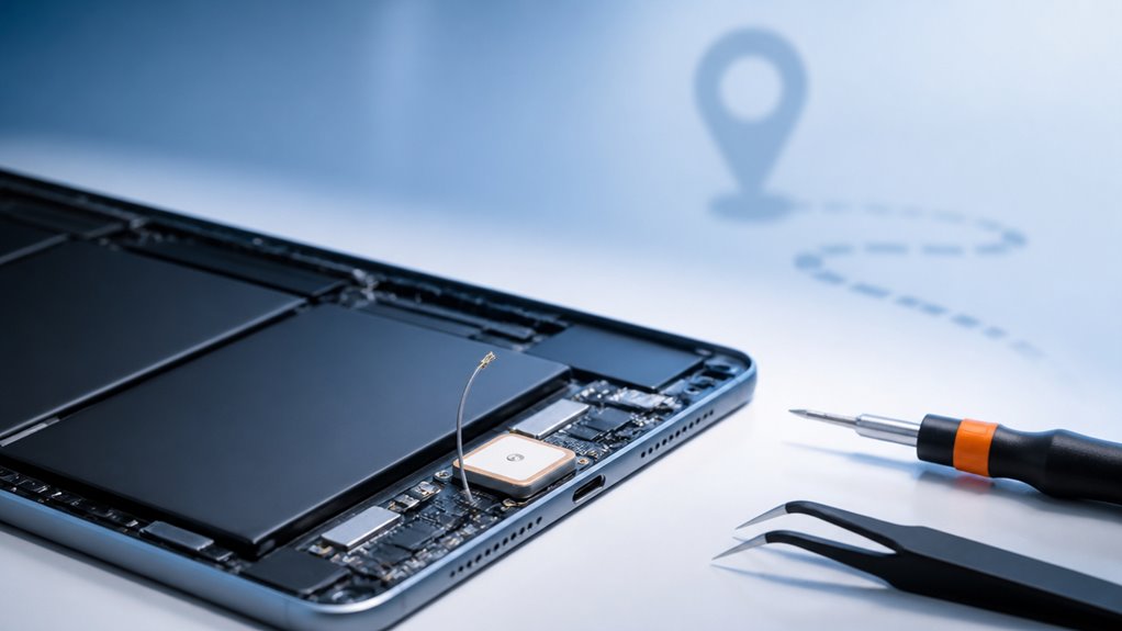 naprawa anteny GPS w iPadzie komórkowym