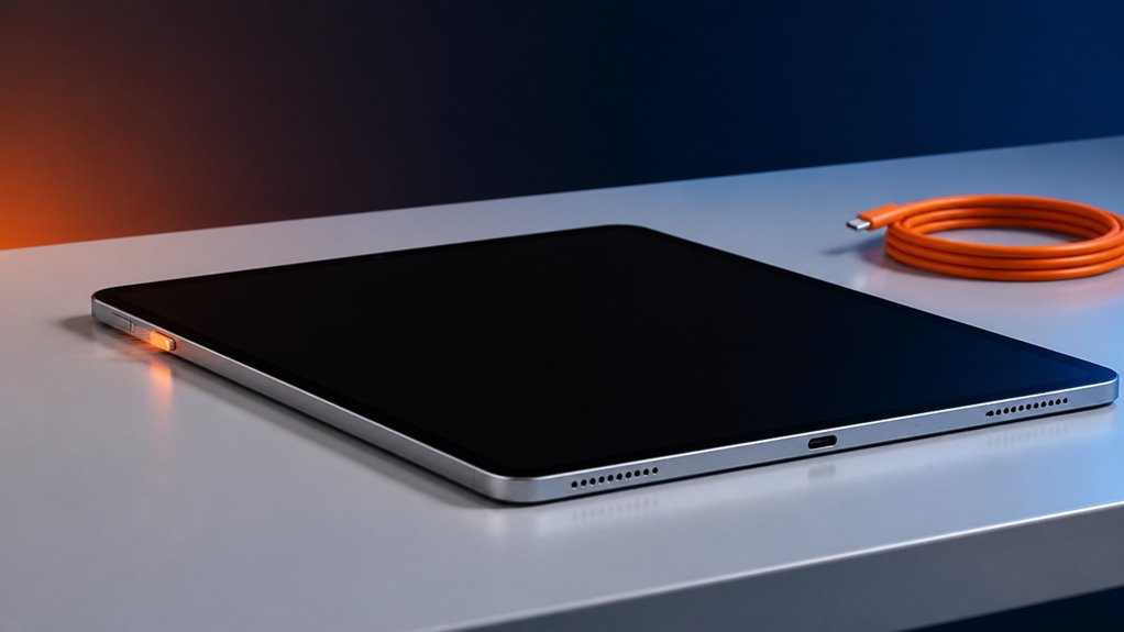 iPad czarny ekran pomimo wibracji